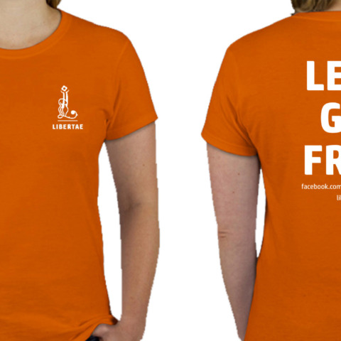 orange tee design